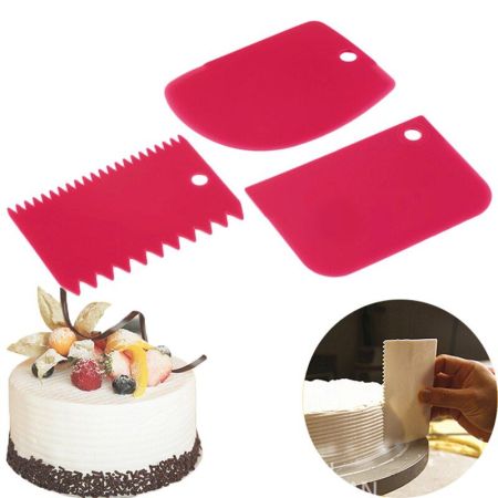 Cake Scrapers (3 Pieces)