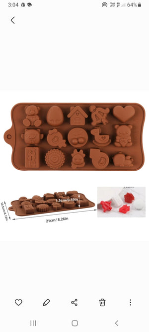 Love Themed Chocolate Silicone Mold