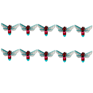 Large Blue Dragonfly Wafer Paper (10 Pieces)