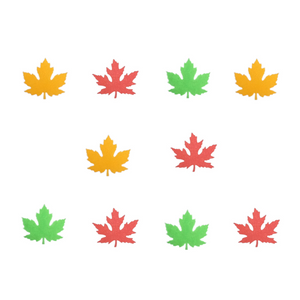 Autumn Leaves Wafer Paper (10 Pieces)