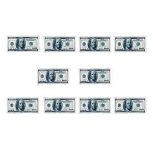 Dollars Wafer Paper (10 Pieces) 2 sizes available