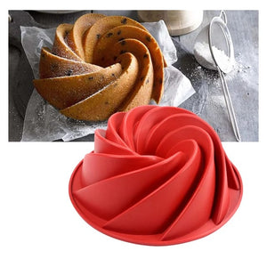 Swirl Bundt Cake Silicone Mold