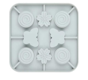 Butterflies & Flowers Lollipop Silicone Mold (2 Sizes Available)