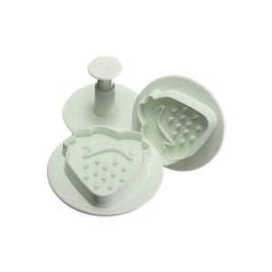 Strawberry Plunger Cutters (3 Pieces)