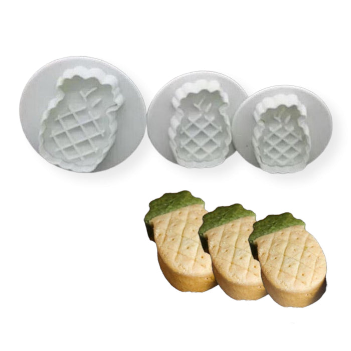 Pineapple Plunger Cutters (3 Pieces)