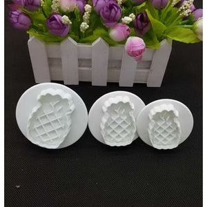 Pineapple Plunger Cutters (3 Pieces)