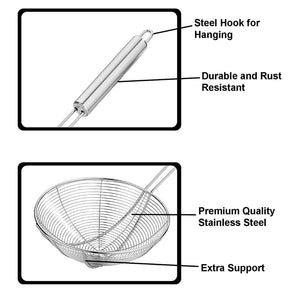 Stainless Steel Oil Strainer (2 sizes available)