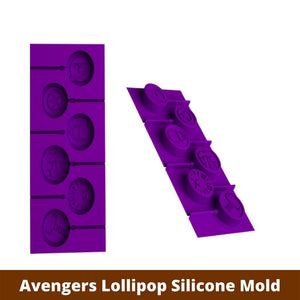 Avengers Lollipop Silicone Mold