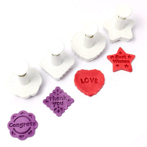 Messages Plunger Cutters (4 Pieces)