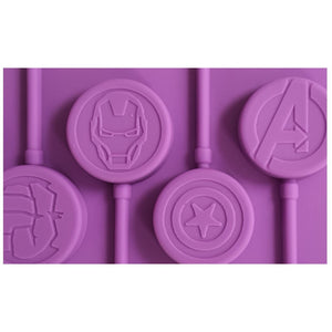 Avengers Lollipop Silicone Mold