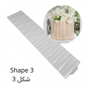 Geometric Origami 3D Cake Border (5 Shapes Available)