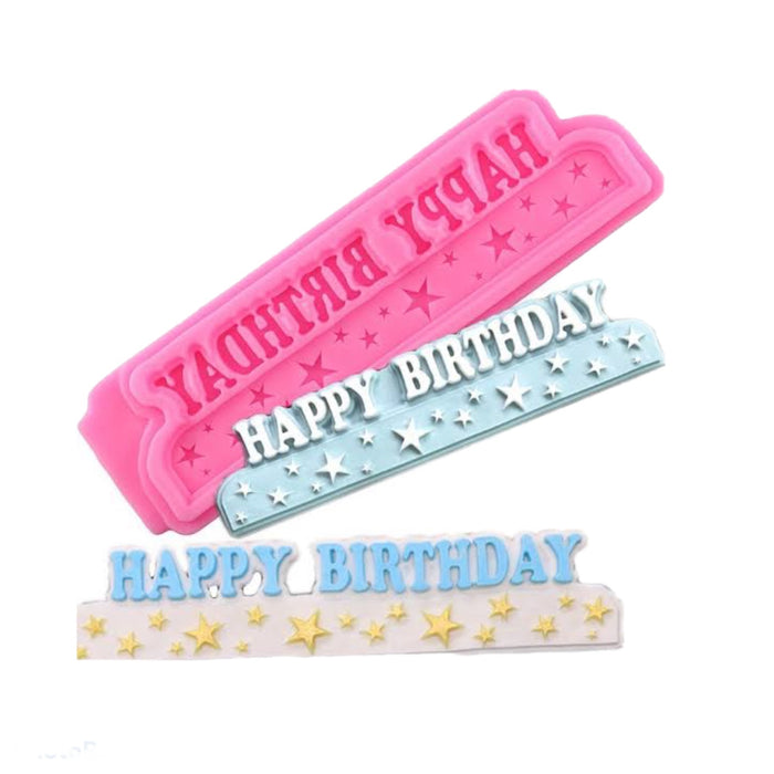 Happy Birthday Silicone Mold