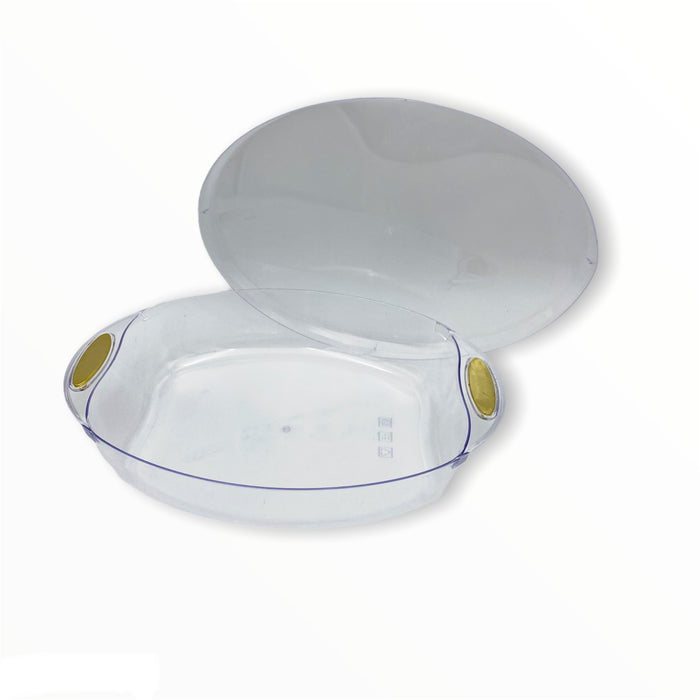 Plastic Oval Serving Dish with Lid