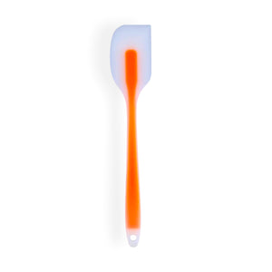 Silicone Straight-Edge Spatula With Stainless Steel Core