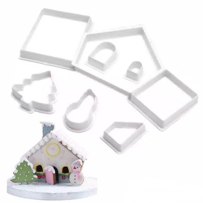 Gingerbread House Cookie Cutter Set (8 pieces)