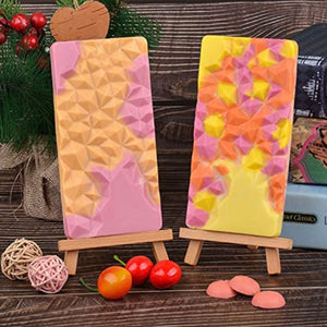 Receding Geometric Chocolate Bar Silicone Mold