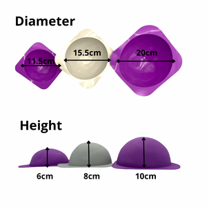 Half Sphere Silicone Mold (3 sizes available)
