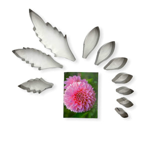 مجموعة قطاعات زهور الداليا (10 قطع)