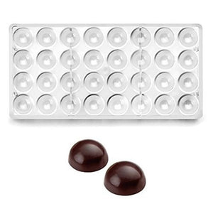Polycarbonate Small Half Sphere Mold (32 Cavities)