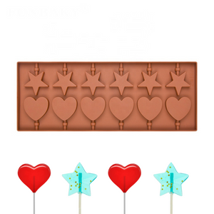 Hearts & Stars Lollipop Mold
