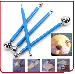 Fondant Ball Tool Set (4 Pieces)