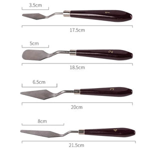 Feather & Leaf Knife / Spatula Set (5 Pieces)