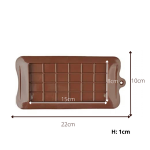 Classic Bar of Rectangles Silicone Mold