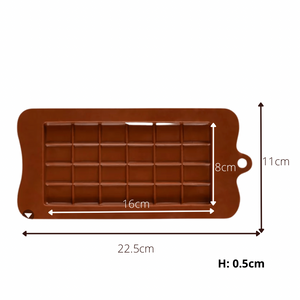 Medium Classic Bar of Rectangles Silicone Mold