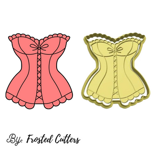 Female Corset Cutter & Stamp By Frosted Cutters
