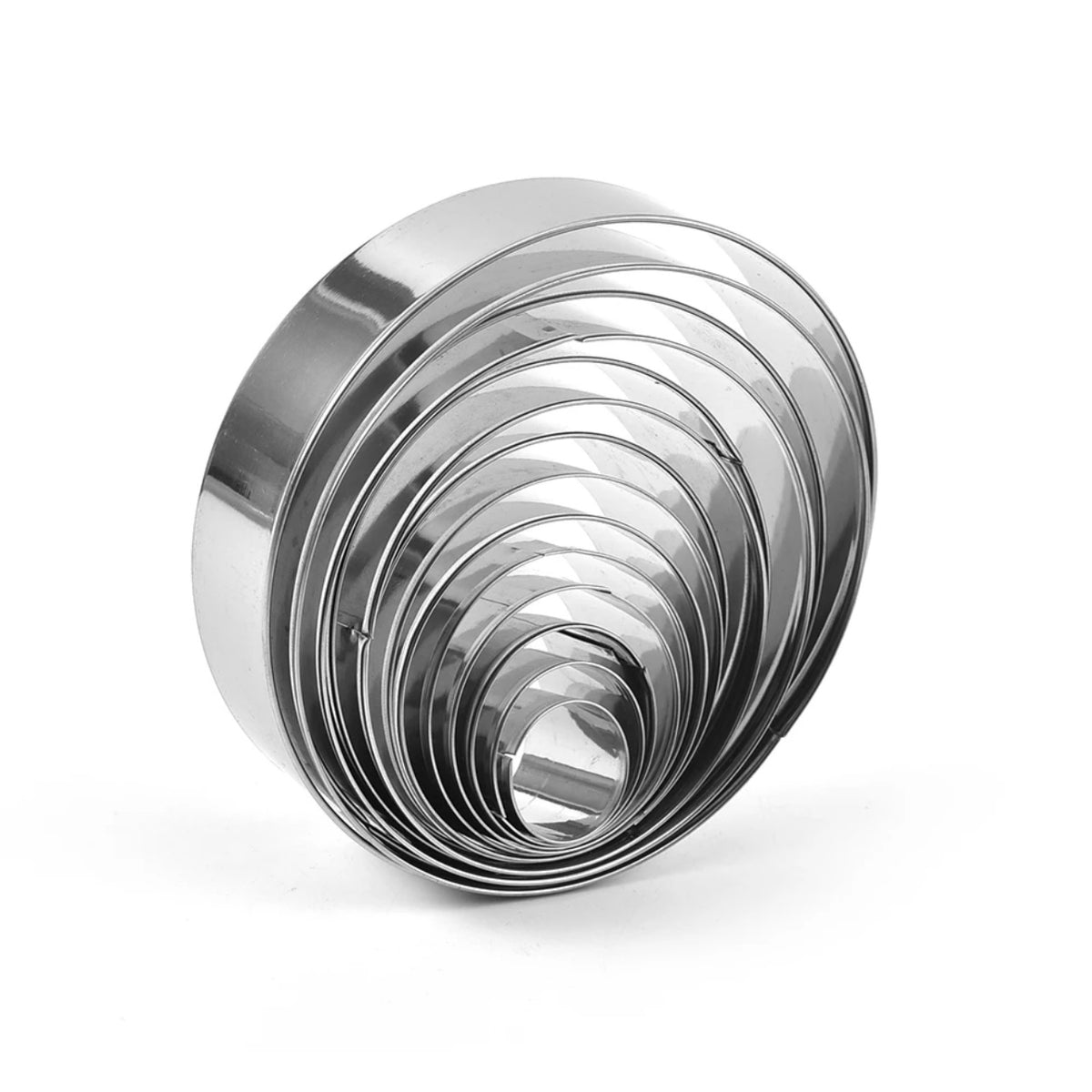 Stainless Steel Circle Cutter Set (14 Pieces) – Bake It Egypt