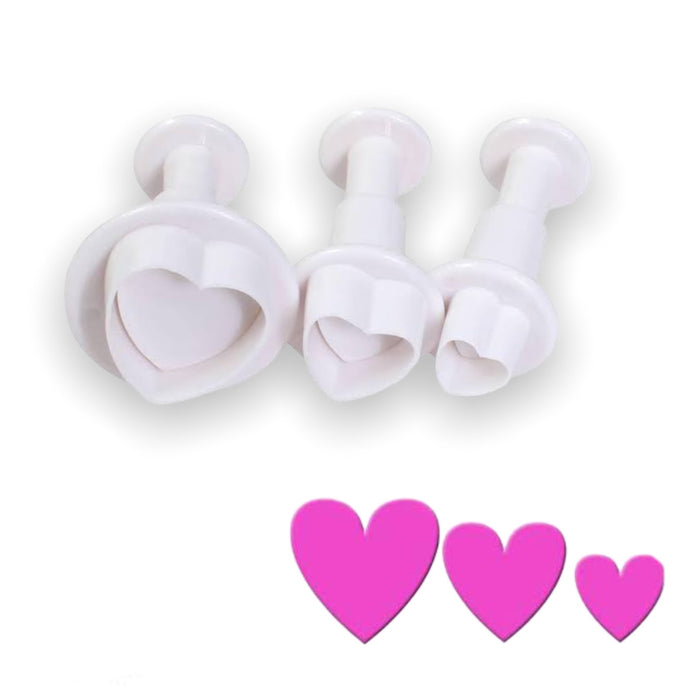 Heart Plunger Cutter Set