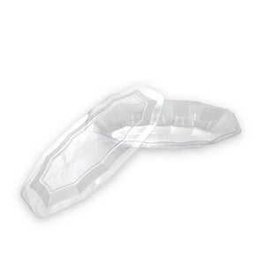 Large Plastic Diamond Bowl With Lid