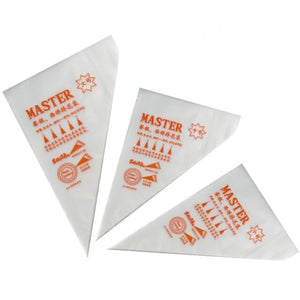 Light Disposable Piping Bags- 50 Pieces (3 Sizes Available)