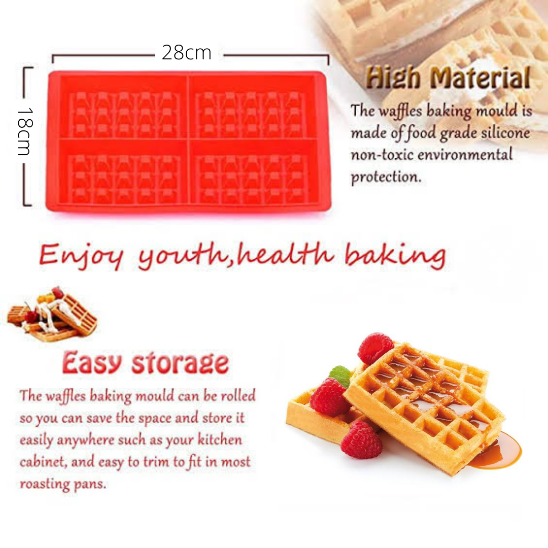 Silicone discount waffle mould