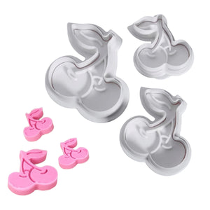 Cherry Plunger Cutters (3 Pieces)