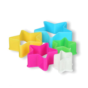 Plastic Star Cutters (5 pieces)