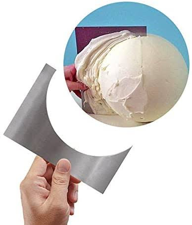 Large Stainless Steel Sphere Cake Scraper – Bake It Egypt
