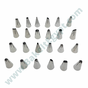 Small Piping Tips Set (24 Pieces)