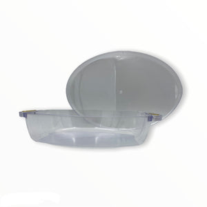 Plastic Oval Serving Dish with Lid