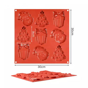 Large Christmas Ornaments Silicone Mold