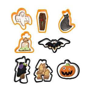 Scary Halloween Cutter Set (8 pieces)