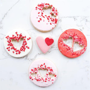 Fancy Hearts Plunger Cutter Set (4 Pieces)
