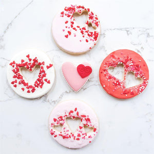 Fancy Hearts Plunger Cutter Set (4 Pieces)