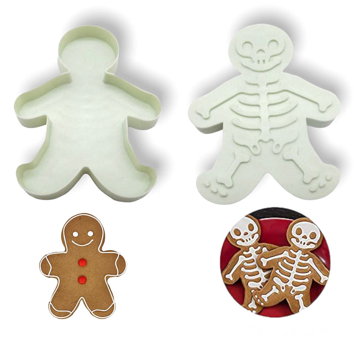 Gingerbread / Gingerdead/ Skeleton Man Cutter & Stamper