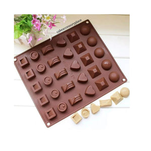Classic Chocolate Multi-Shape Silicone Mold