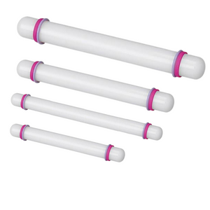 Roller / Rolling Pin With Guide Rings (4 Sizes Available)