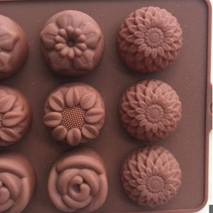 Flowers Chocolate Silicone Mold (Shape B)