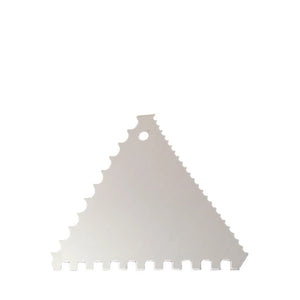 Stainless Steel Triangular 3-Sided Cake Scraper