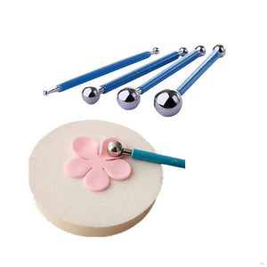 Fondant Ball Tool Set (4 Pieces)