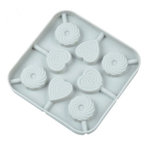 Hearts & Swirls Lollipop Mold